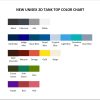 tank top color chart - Mario Merch