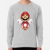 ssrcolightweight sweatshirtmensheather greyfrontsquare productx1000 bgf8f8f8 22 - Mario Merch