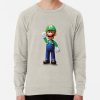 ssrcolightweight sweatshirtmensoatmeal heatherfrontsquare productx1000 bgf8f8f8 24 - Mario Merch