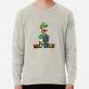 ssrcolightweight sweatshirtmensoatmeal heatherfrontsquare productx1000 bgf8f8f8 3 - Mario Merch