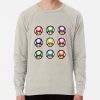 ssrcolightweight sweatshirtmensoatmeal heatherfrontsquare productx1000 bgf8f8f8 34 - Mario Merch