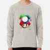 ssrcolightweight sweatshirtmensoatmeal heatherfrontsquare productx1000 bgf8f8f8 50 - Mario Merch