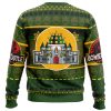 Bowser Castle Super Mario Bros Ugly Christmas Sweater BACK mockup - Mario Merch