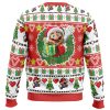 Christmas Mario Super Mario Ugly Christmas Sweater BACK mockup - Mario Merch