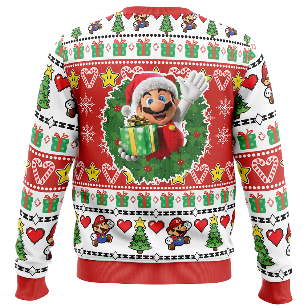 Christmas Mario Mario Bros Ugly Christmas Sweater - Image 2