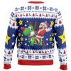 Christmas Odyssey Super Mario Ugly Christmas Sweater BACK mockup - Mario Merch