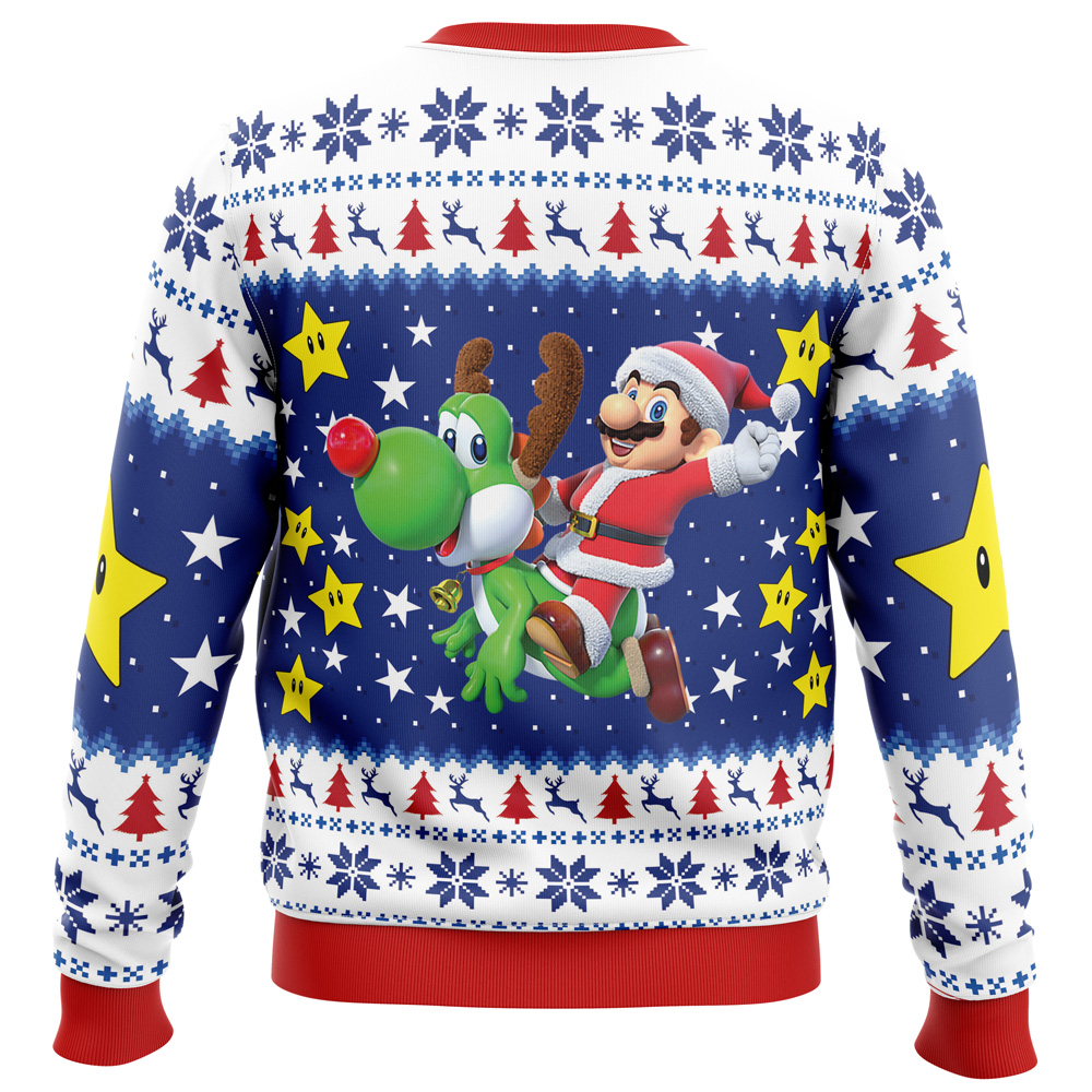 Christmas Odyssey Mario Bros. Ugly Christmas Sweater - Image 2