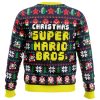 Christmas Super Mario Bros PC men sweatshirt BACK mockup - Mario Merch