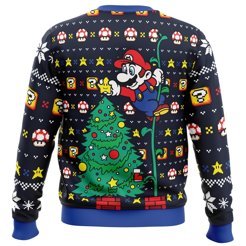 It’s a Tree Mario Bros. Ugly Christmas Sweater - Image 2