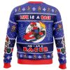 Mario Kart Racer SMB Ugly Christmas Sweater BACK mockup - Mario Merch