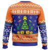 Super Bros Christmas SMB PC men sweatshirt BACK mockup - Mario Merch