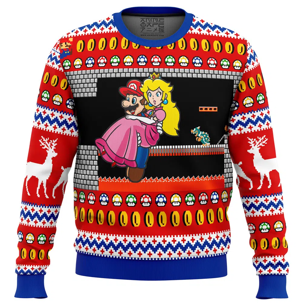 Ugly Christmas Sweater front 51 - Mario Merch